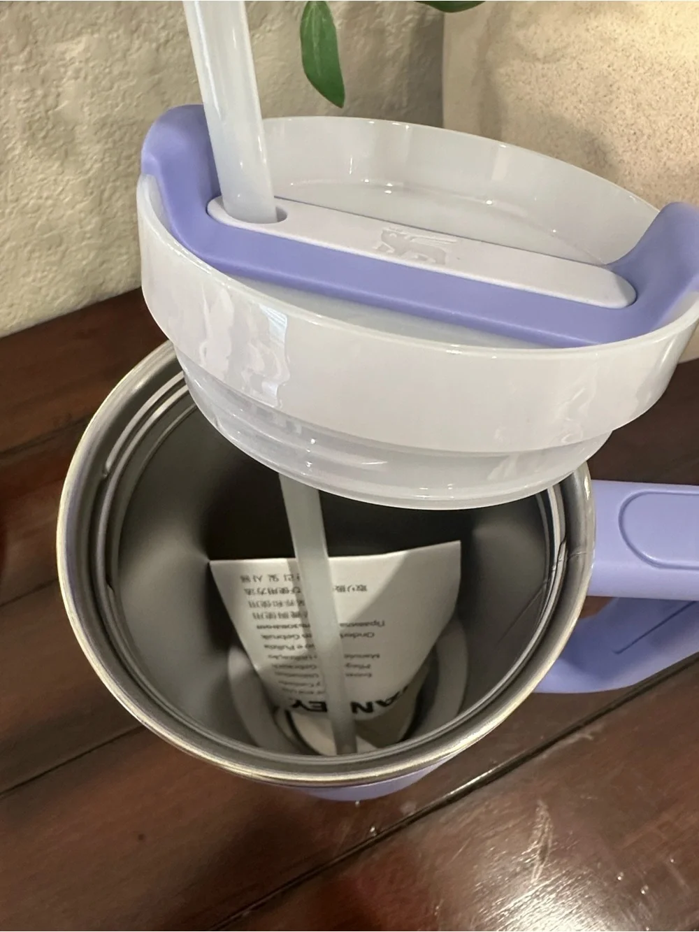 Stanley Hydrangea Lavender Insulated Quencher Tumbler with Handle and Straw - Picture 6 of 7